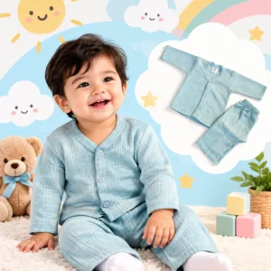 Sky Blue Thermal Kids Set