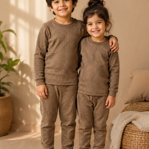 Brown Thermal Kids Set